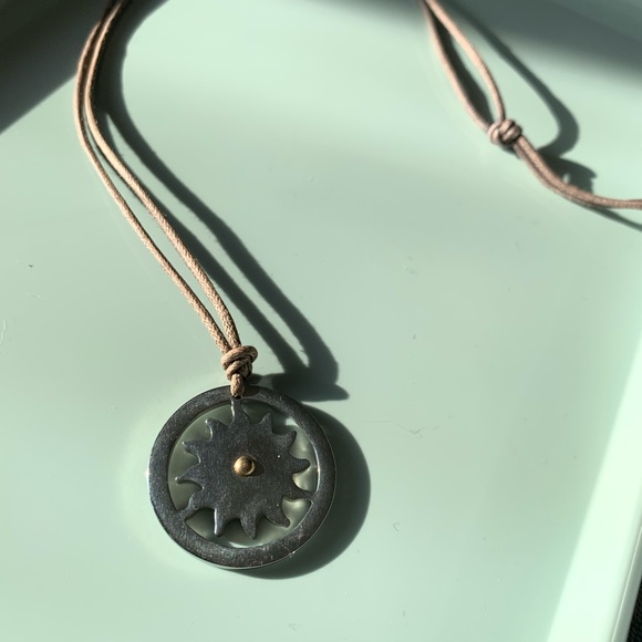 HANDMADE🌞italian boho sun charm necklace - Picture 2 of 4